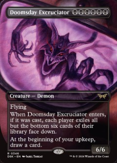 Doomsday Excruciator Duskmourn- House of Horror Alternate Art